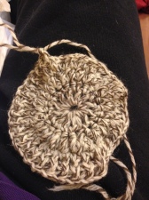 The beginnings of my hat. about 20 minutes worth of work.